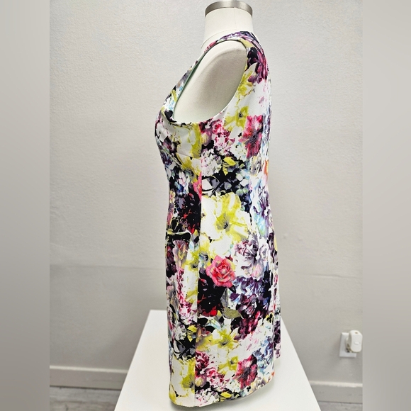 TAHARI Arthur S Levine Floral Multi-Colored Dress BRAND NEW - Picture 6 of 10